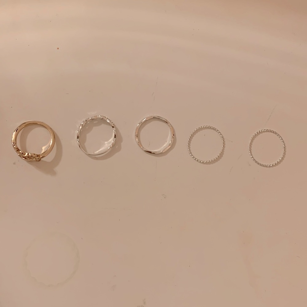 5 rings all from target and all are so nice